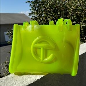 Neon Green Telfar x Melissa Jelly Bag (Medium)